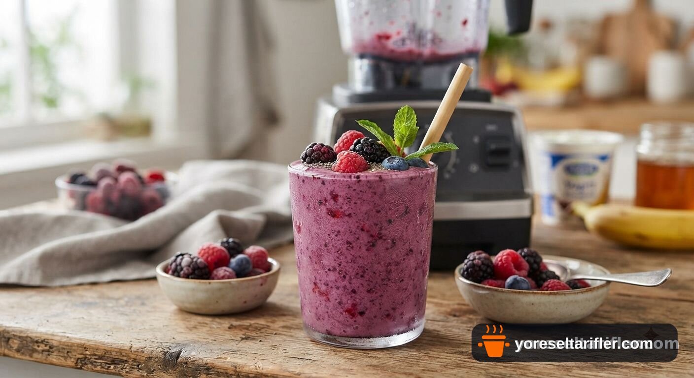 Orman Meyveli Smoothie Tarifi — Adım 5