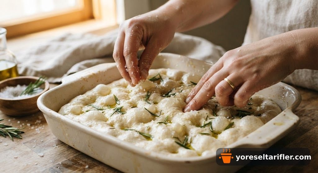 Pamuk Gibi Focaccia Tarifi — Adım 3
