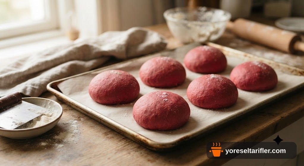 Pancarlı Kırmızı Hamburger Tarifi — Adım 6
