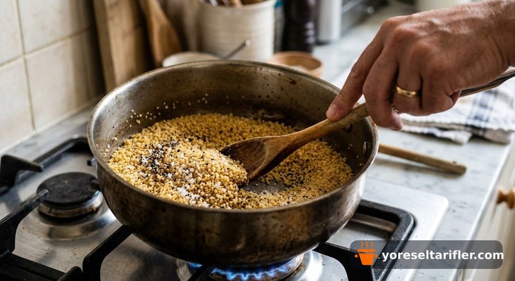 Pancarlı Kuskus Pilavı Tarifi — Adım 3