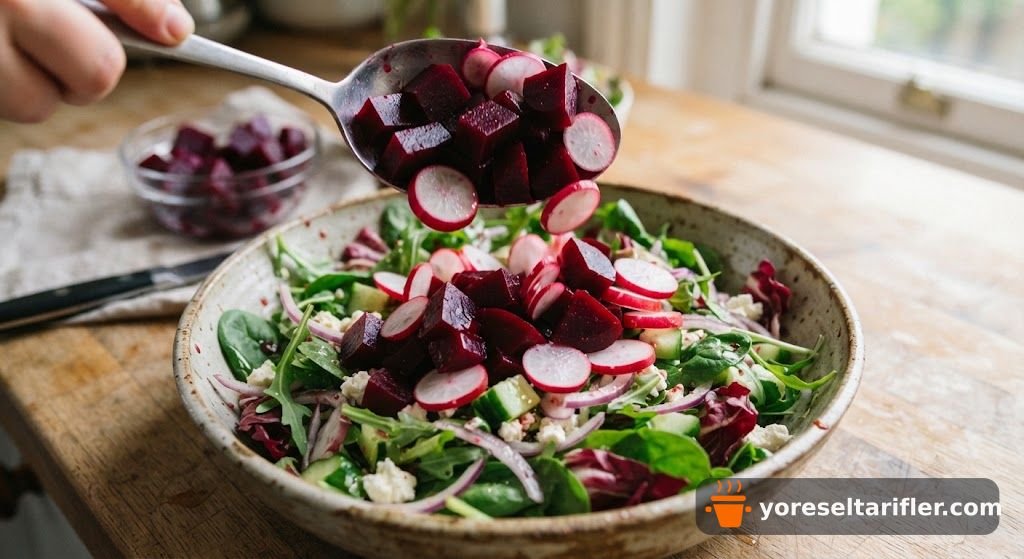Pancarlı Yeşil Salata Tarifi — Adım 2