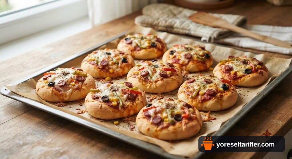 Pastane Tadında Pizza Poğaça Tarifi — Adım 6