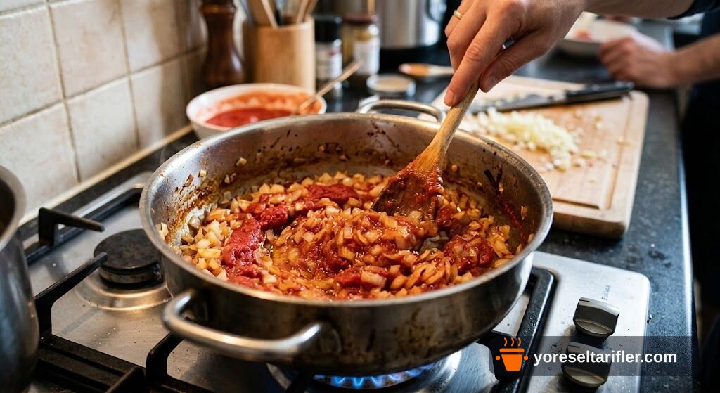 Pastırmalı Kuru Fasulye Tarifi — Adım 3