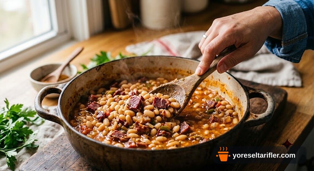 Pastırmalı Kuru Fasulye Tarifi — Adım 6
