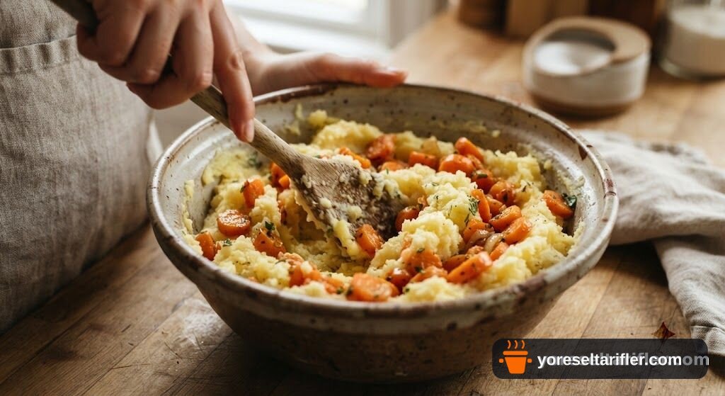 Patates Kasesinde Havuçlu Hafif Meze Tarifi — Adım 2