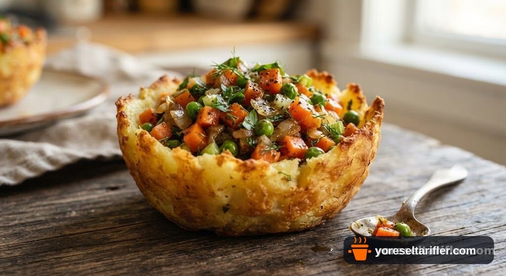 Patates Kasesinde Havuçlu Hafif Meze Tarifi — Adım 3