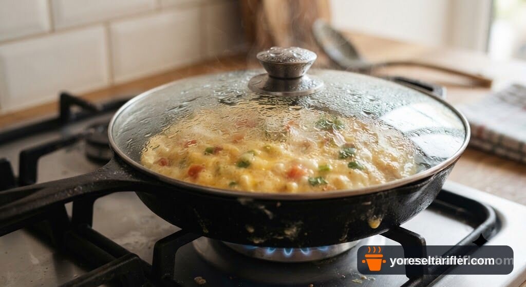 Patatesli Baharatlı Omlet Tarifi — Adım 5