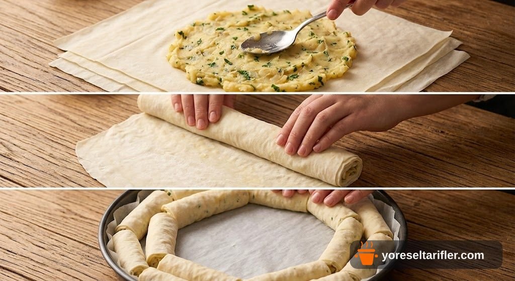 Patatesli Çıtır Börek Hamur İşi Tarifi — Adım 5