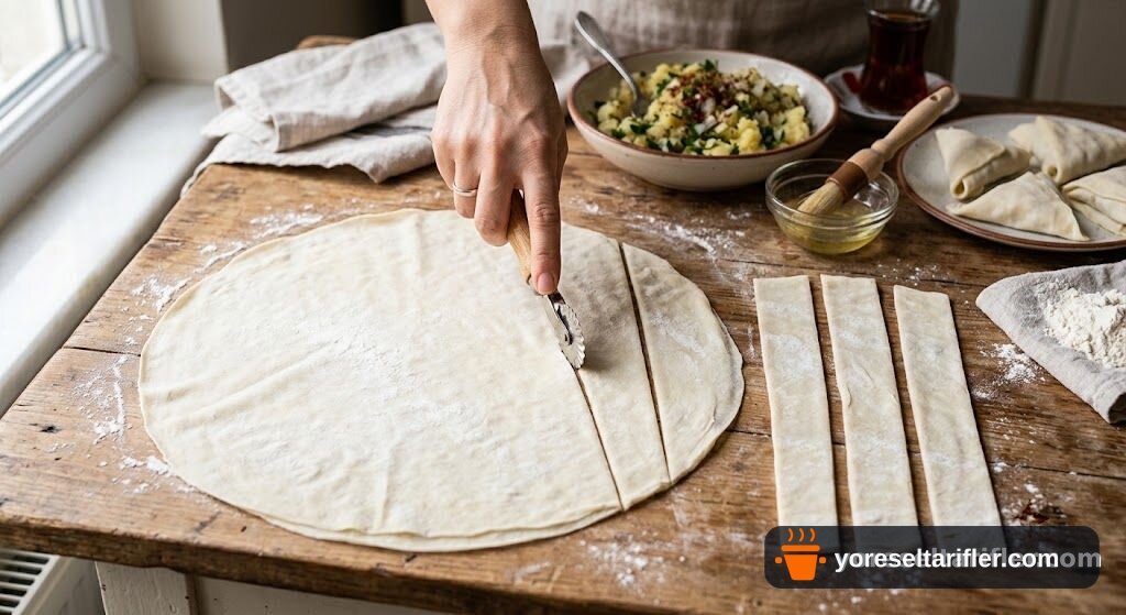 Patatesli Çıtır Muska Böreği Tarifi — Adım 3