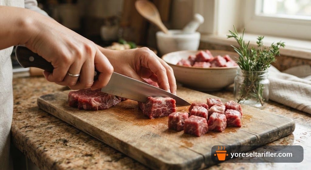Patatesli Çökertme Kebabı Tarifi — Adım 2