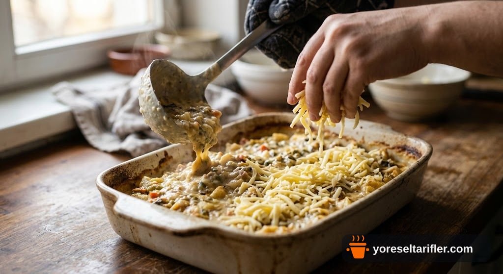 Patatesli Mantar Graten Tarifi — Adım 3