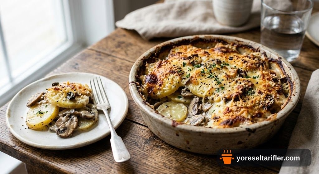 Patatesli Mantar Graten Tarifi — Adım 4