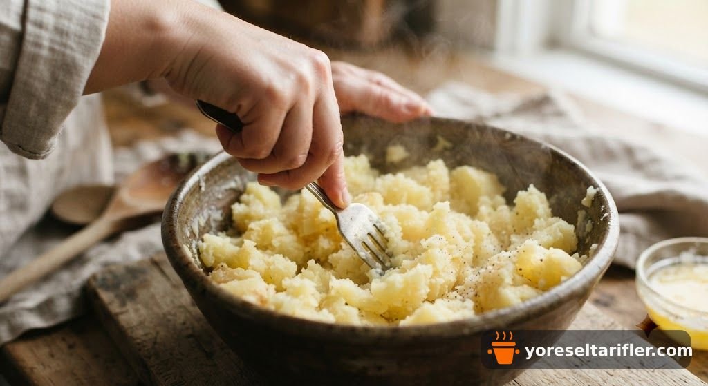 Patatesli Tam Buğday Poğaça Tarifi — Adım 1