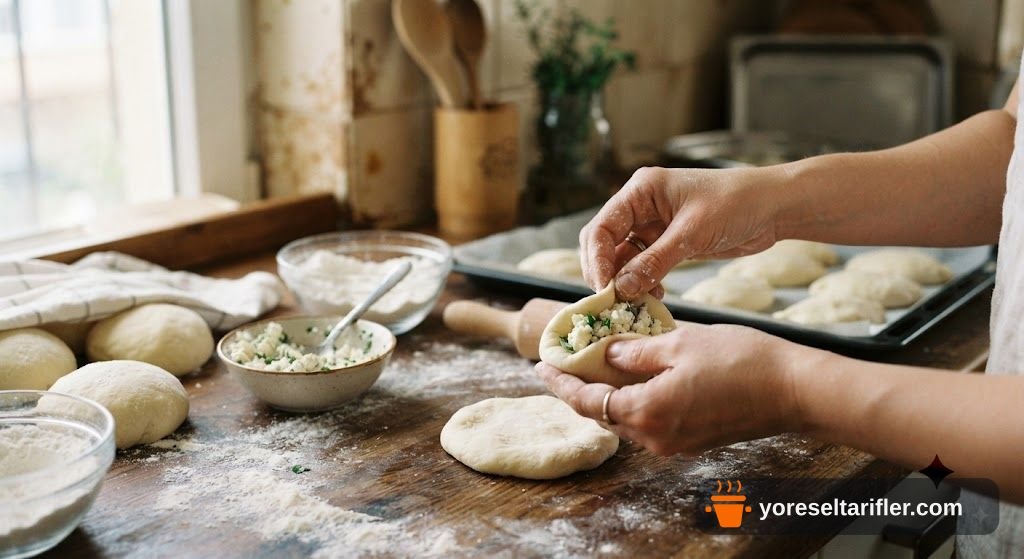 Patatesli Tam Buğday Poğaça Tarifi — Adım 4
