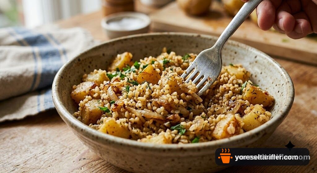 Patatesli Yoğurtlu Çanak Salata Tarifi — Adım 4