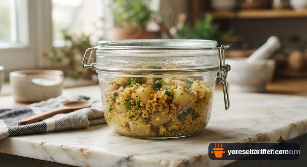 Patatesli Yoğurtlu Çanak Salata Tarifi — Adım 5