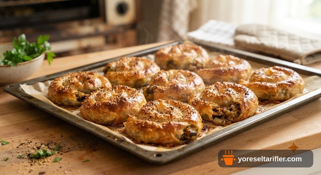 Patlıcanlı El Açması Börek Tarifi — Adım 4