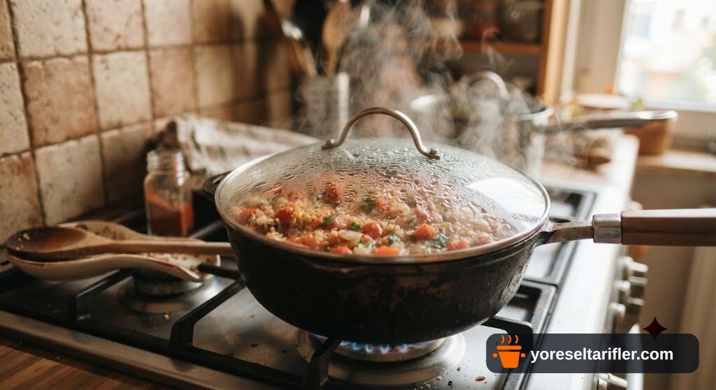 Patlıcanlı Köfteli Bulgur Pilavı Tarifi — Adım 2