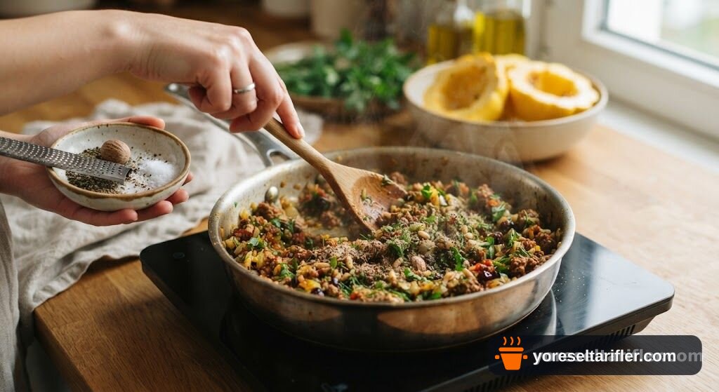 Pattison Kabağı ile Hafif Dolma Tarifi — Adım 6