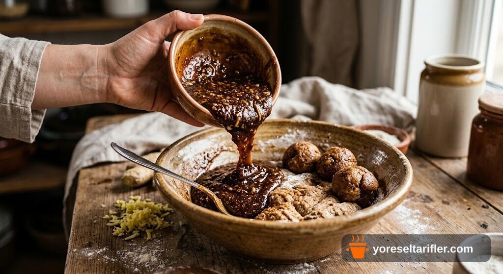 Pekmezli Zencefilli Kurabiye Tarifi — Adım 4