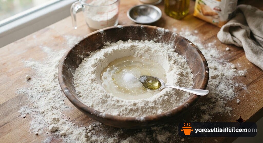 Peynirli Çıtır Börek Tarifi (Krem Macunlu Hamur) — Adım 2