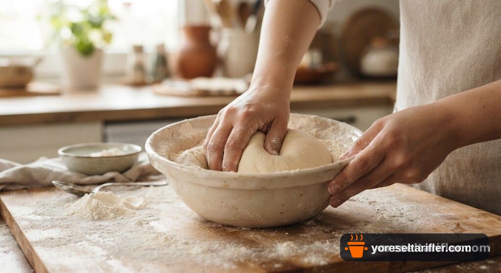 Peynirli Çıtır Börek Tarifi (Krem Macunlu Hamur) — Adım 3