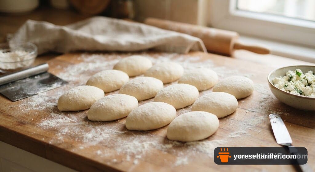 Peynirli Çıtır Börek Tarifi (Krem Macunlu Hamur) — Adım 5