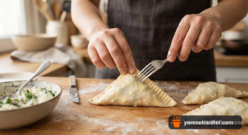 Peynirli Çıtır Börek Tarifi (Krem Macunlu Hamur) — Adım 8