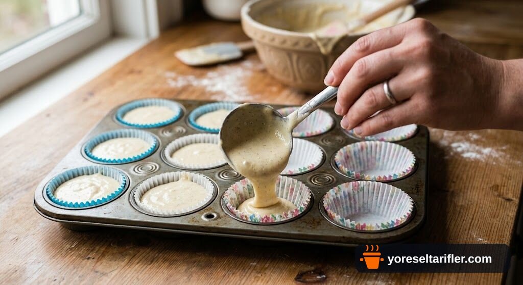 Peynirli Ispanaklı Muffin Tarifi — Adım 5