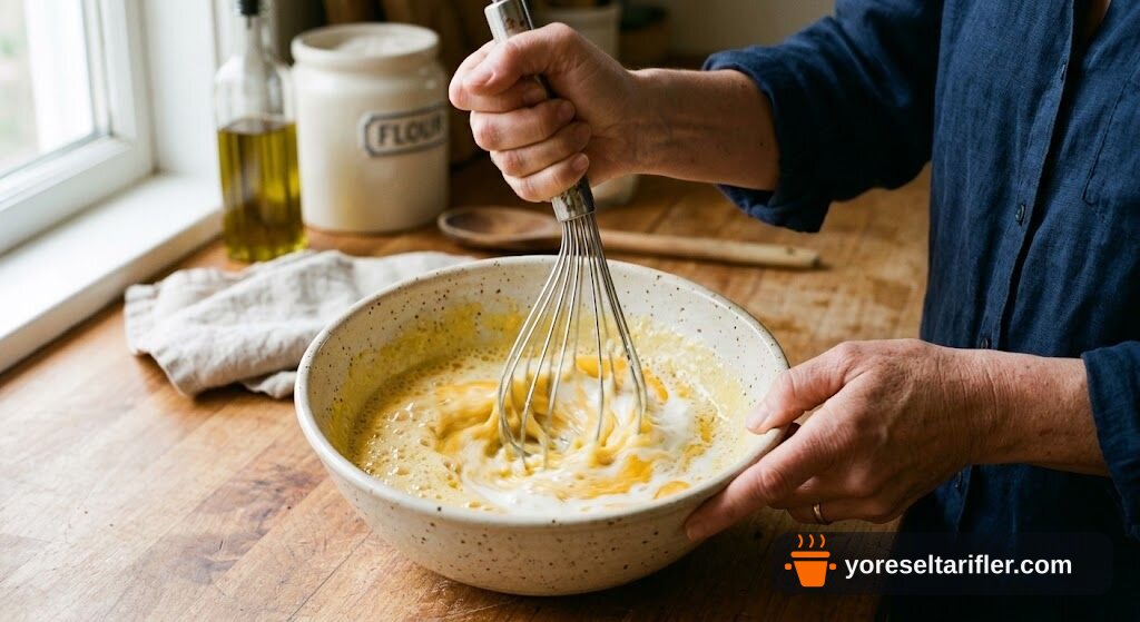 Peynirli Maydanozlu Popover Tarifi — Adım 1
