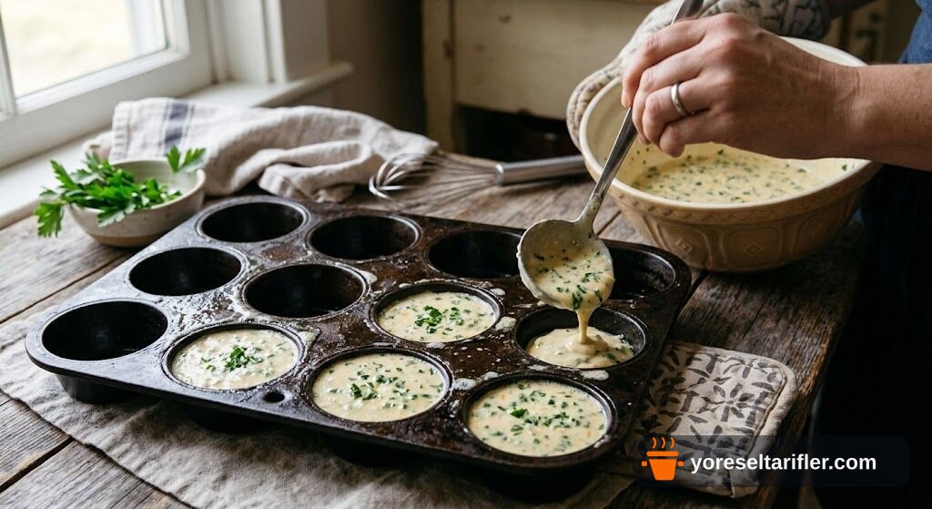 Peynirli Maydanozlu Popover Tarifi — Adım 5
