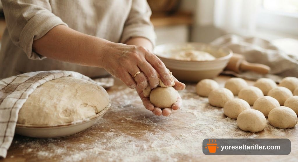 Peynirli Maydanozlu Yumuşacık Poğaça Tarifi — Adım 6