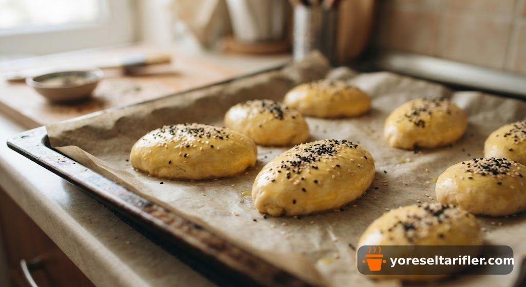 Peynirli Maydanozlu Yumuşacık Poğaça Tarifi — Adım 9