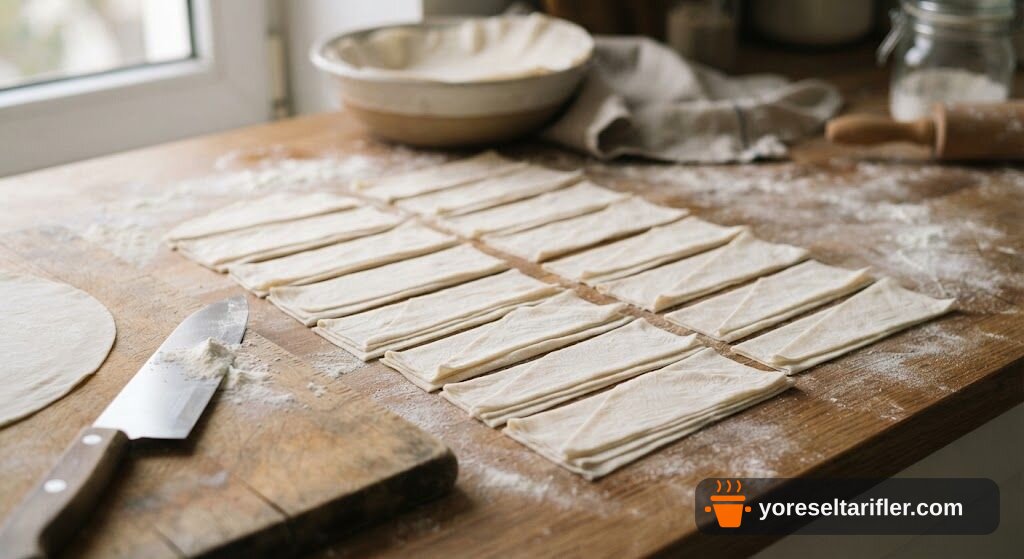 Peynirli Milföy Kafes Börek Tarifi — Adım 2