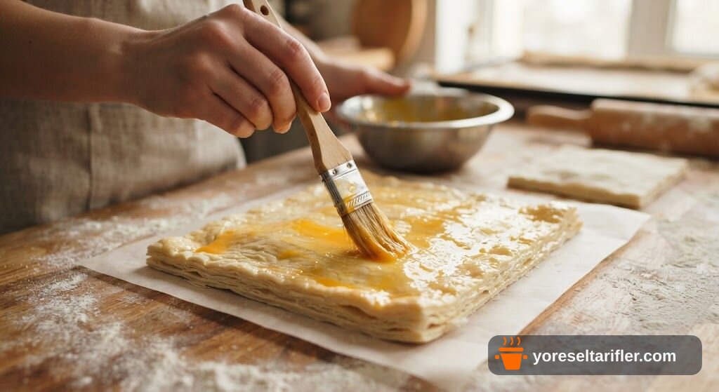 Peynirli Milföy Kafes Börek Tarifi — Adım 5
