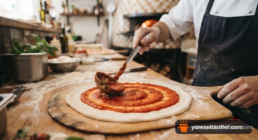 Peynirli Pizza Tarifi — Adım 6