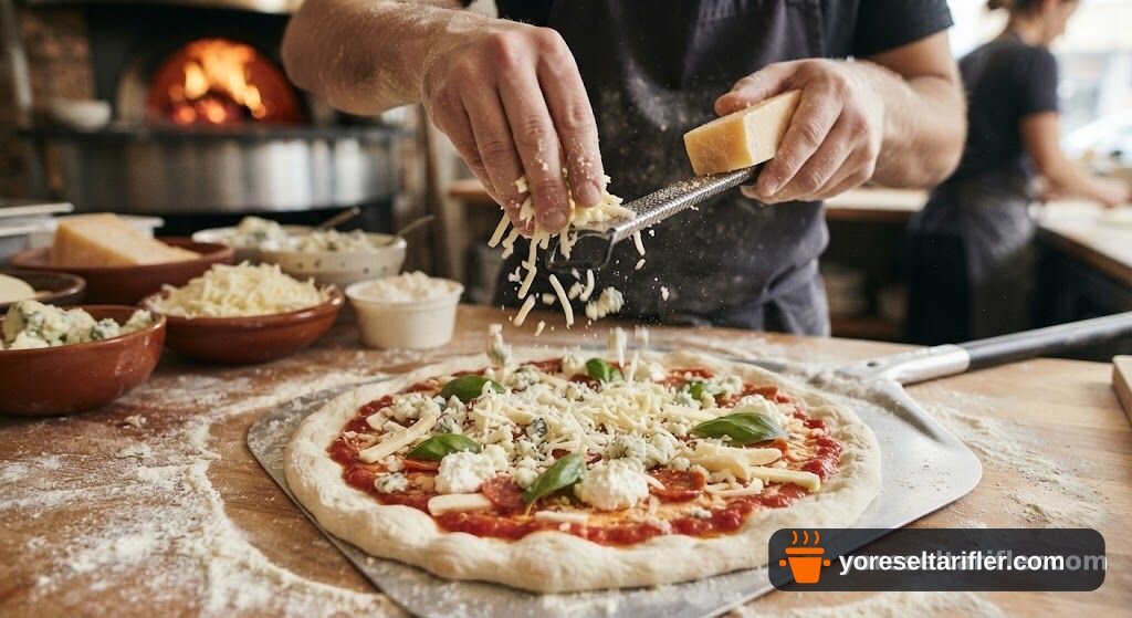 Peynirli Pizza Tarifi — Adım 7