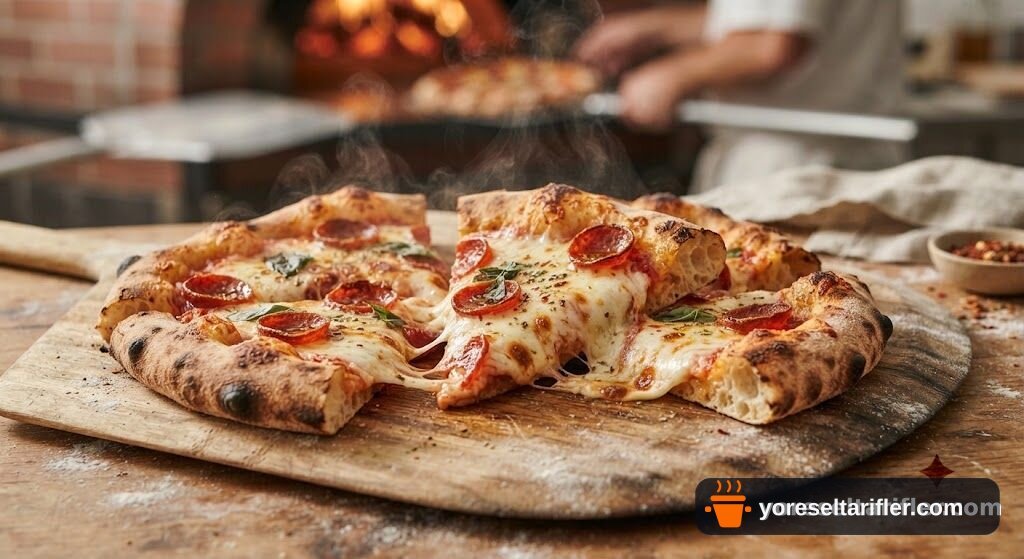 Peynirli Pizza Tarifi — Adım 8