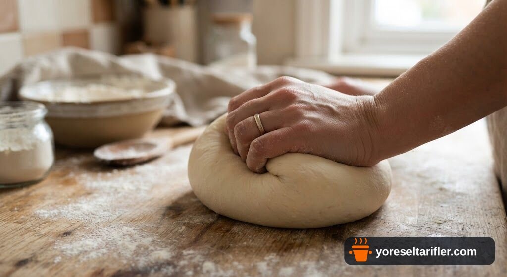 Peynirli Yumuşacık Puf Poğaça Tarifi — Adım 3
