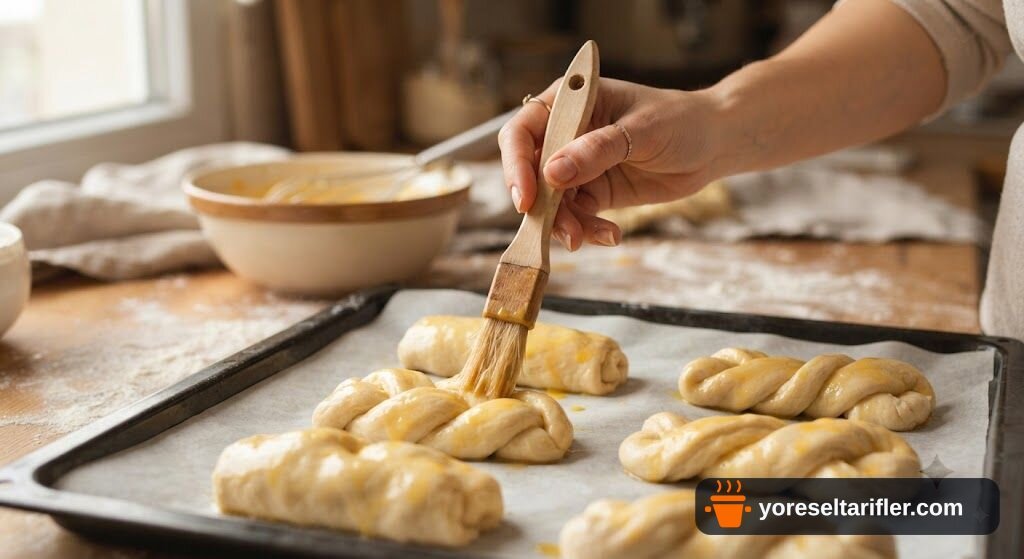 Peynirli Yumuşacık Puf Poğaça Tarifi — Adım 7