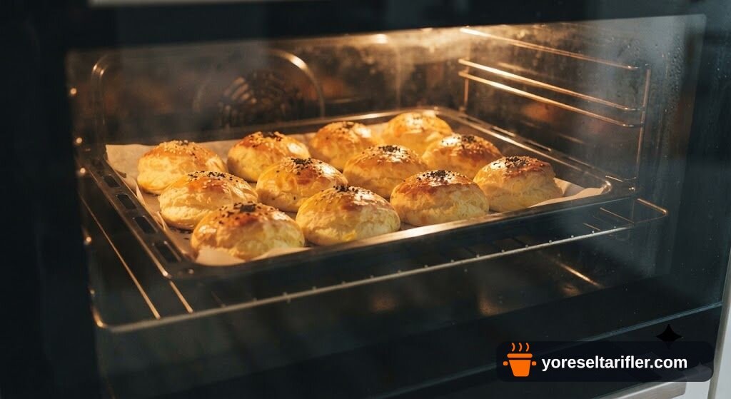 Peynirli Yumuşacık Puf Poğaça Tarifi — Adım 9
