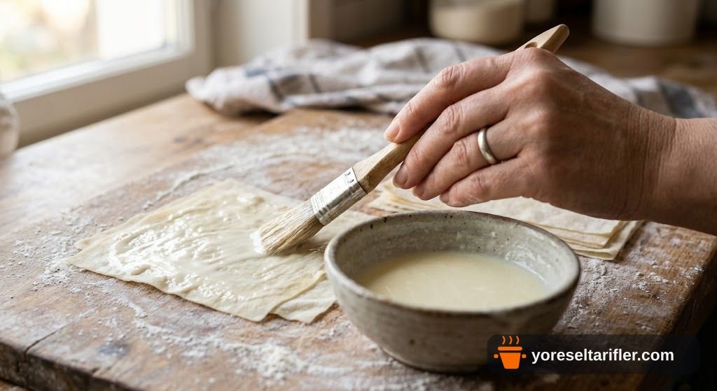 Peynirli Zarf Gözleme Tarifi — Adım 6