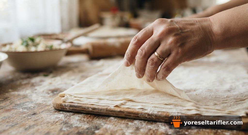 Peynirli Zarf Gözleme Tarifi — Adım 7