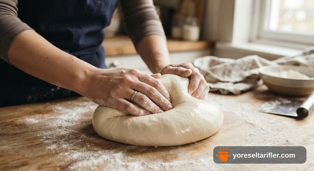 Peynirli Zeytinli Yumuşacık Poğaça Tarifi — Adım 3