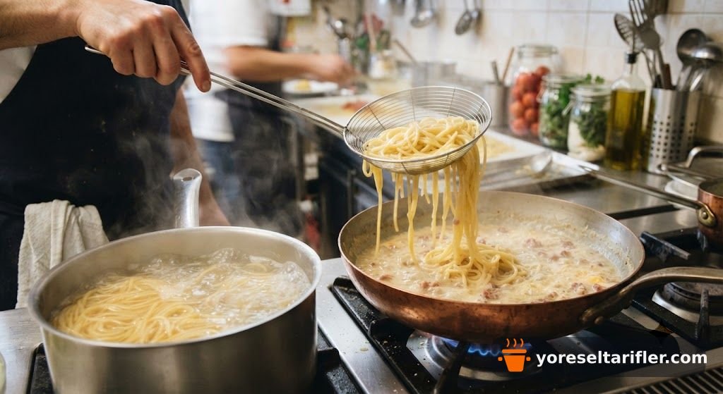 Pırasalı Fasulyeli Spaghetti Tarifi — Adım 5