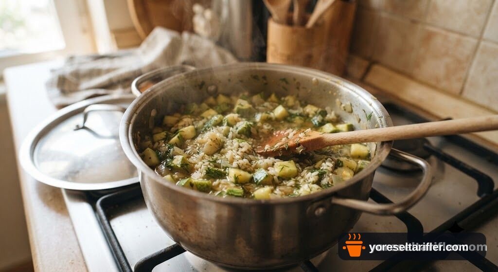 Pirinçli Kabak Mezesi Tarifi — Adım 3