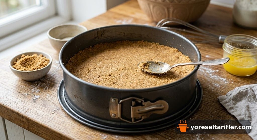 Pişmeyen Labneli Tatlı: Fırınsız Cheesecake — Adım 3