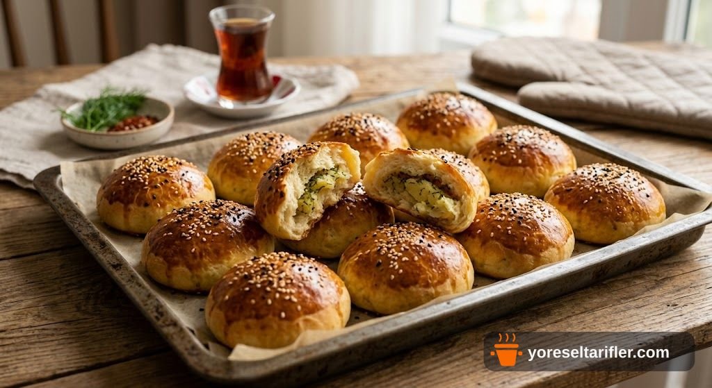 Pofuduk Patatesli Poğaça Tarifi — Adım 11