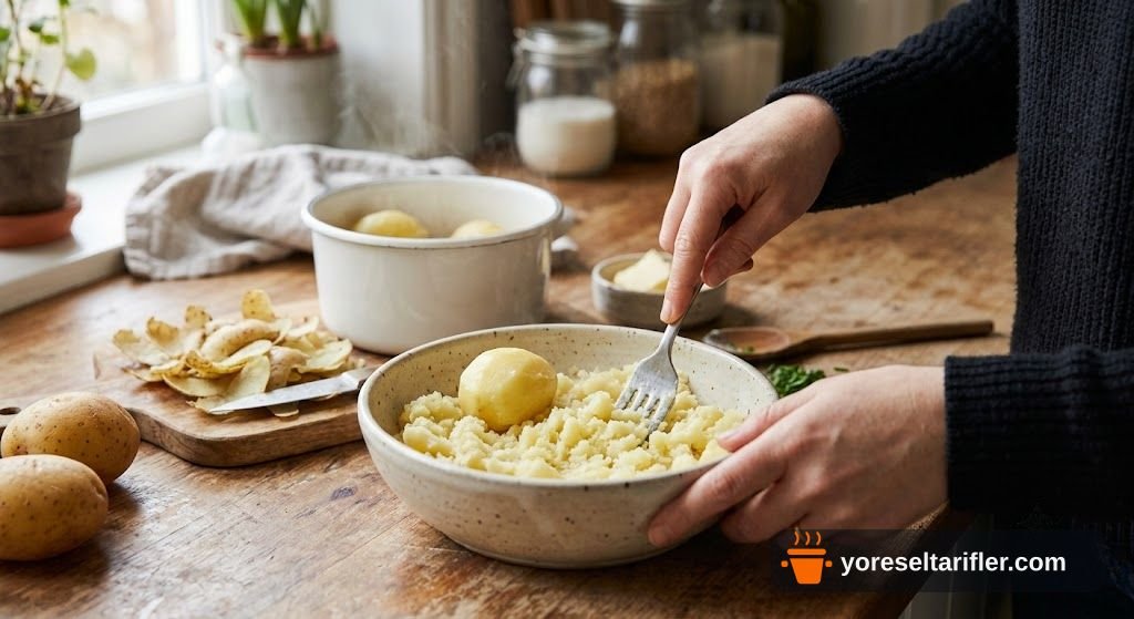 Pofuduk Patatesli Poğaça Tarifi — Adım 5