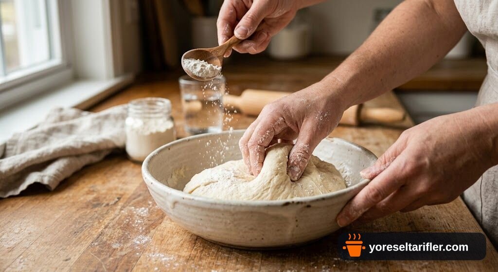 Pofuduk Peynirli Poğaça Tarifi — Adım 3